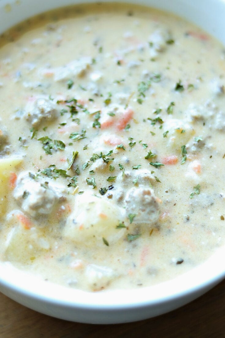 Cheeseburger Soup