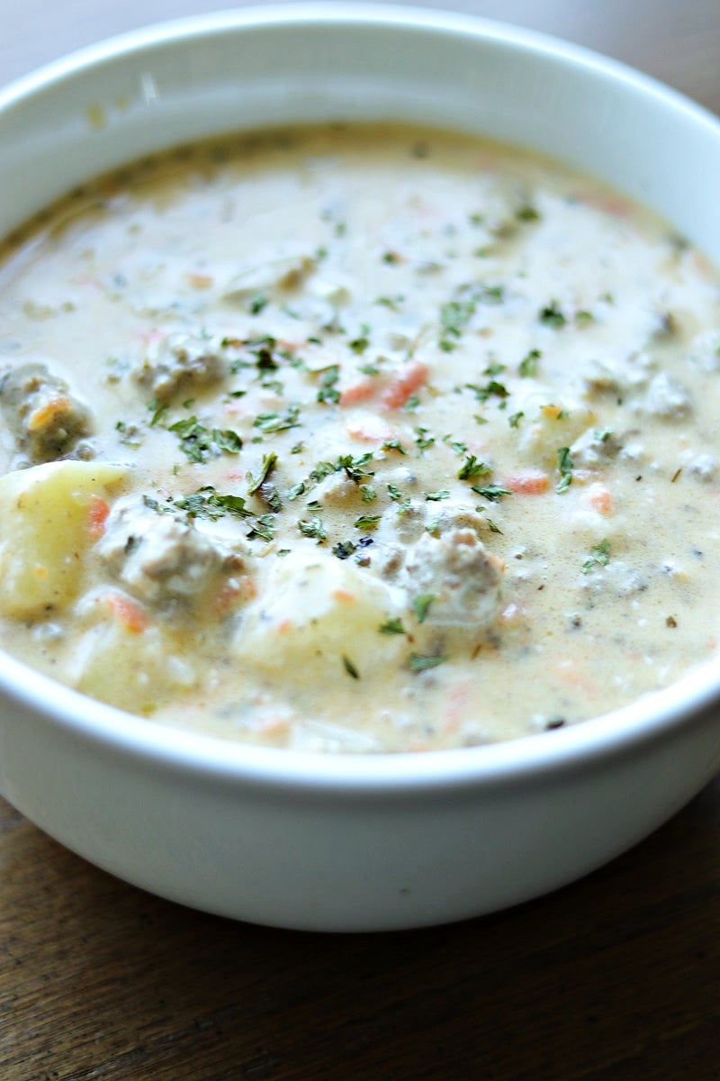 Cheeseburger Soup