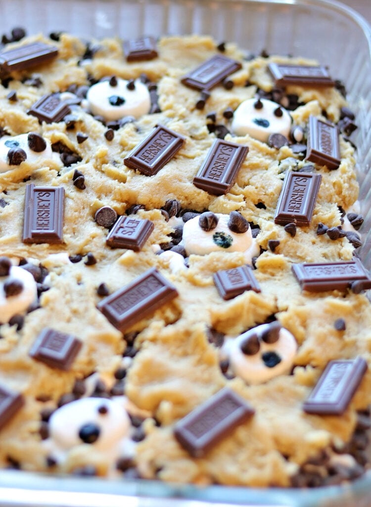 Ghostly S'mores Bars