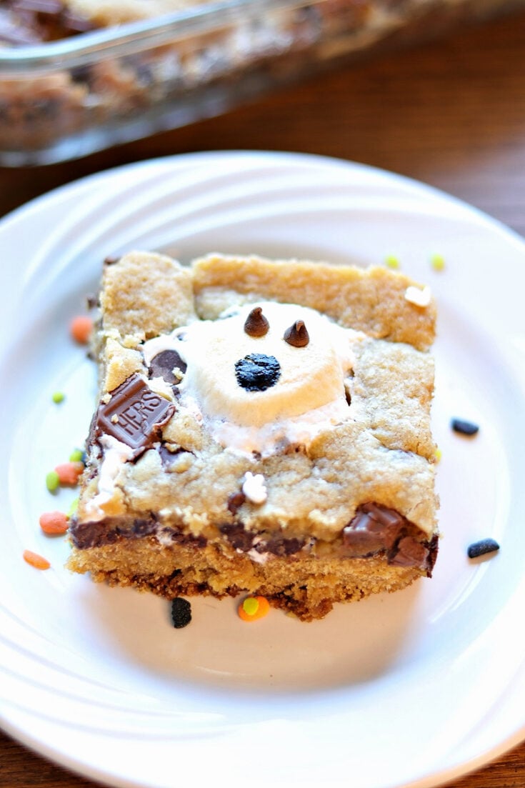 Ghostly S'mores Bars